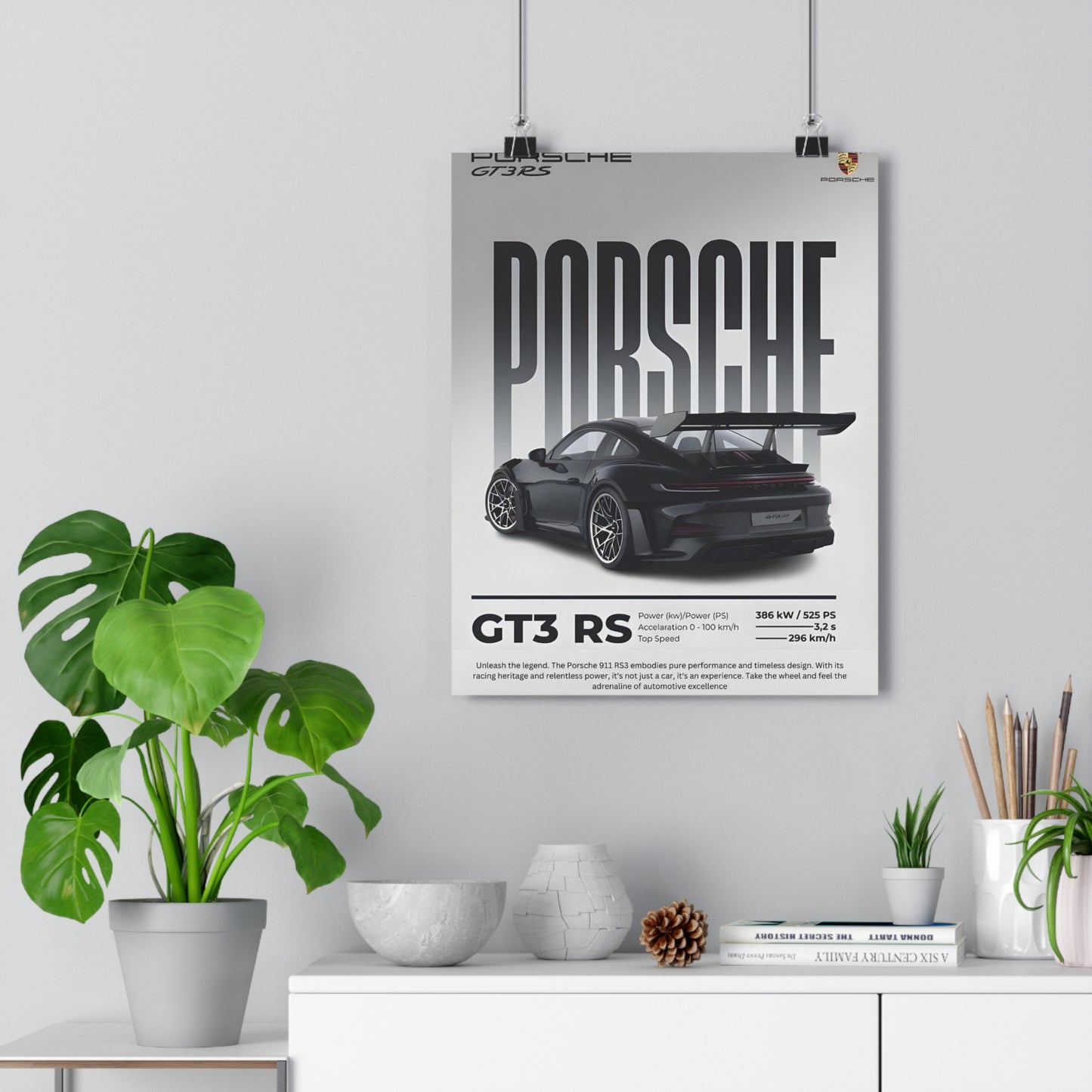 Porsche canvas art