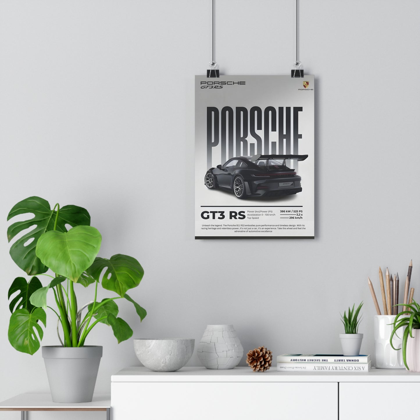 Porsche canvas art