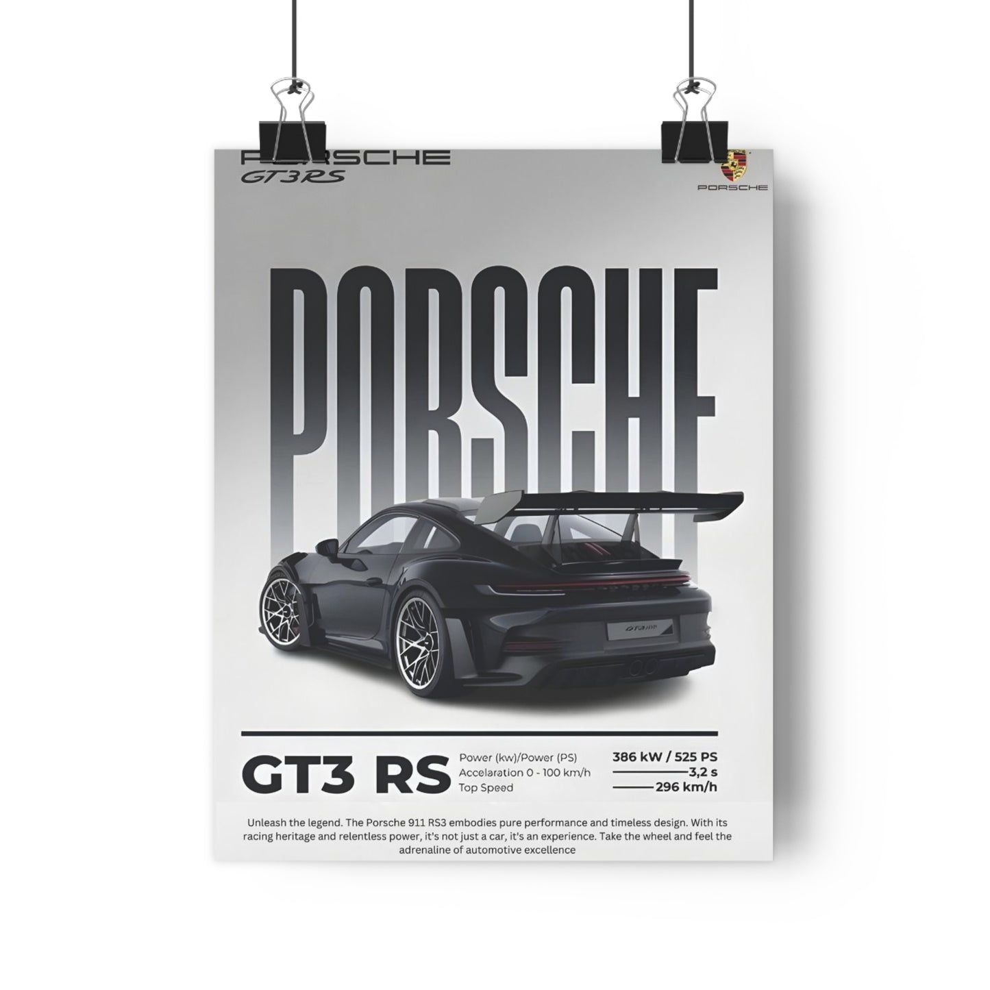 Porsche canvas art