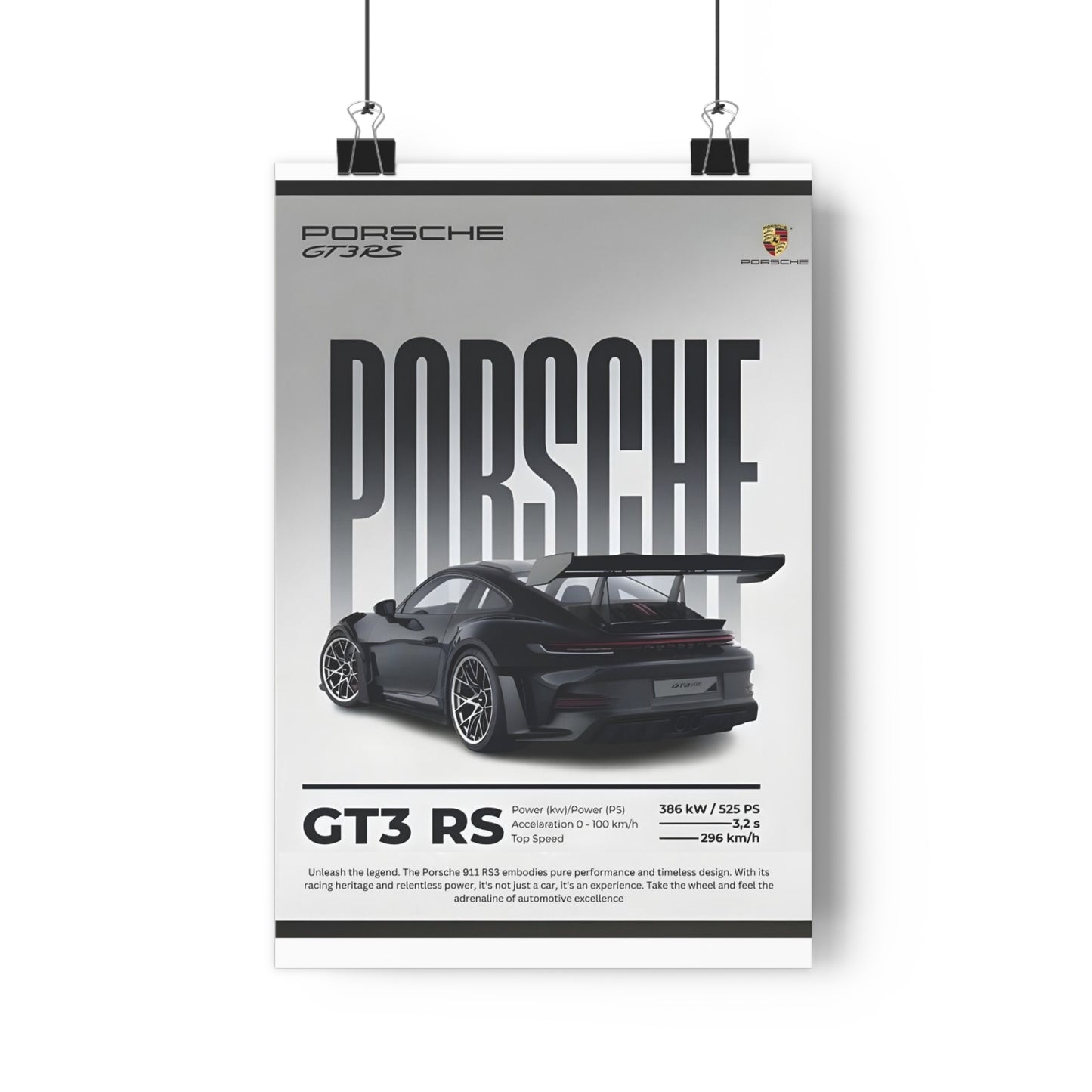 Porsche canvas art