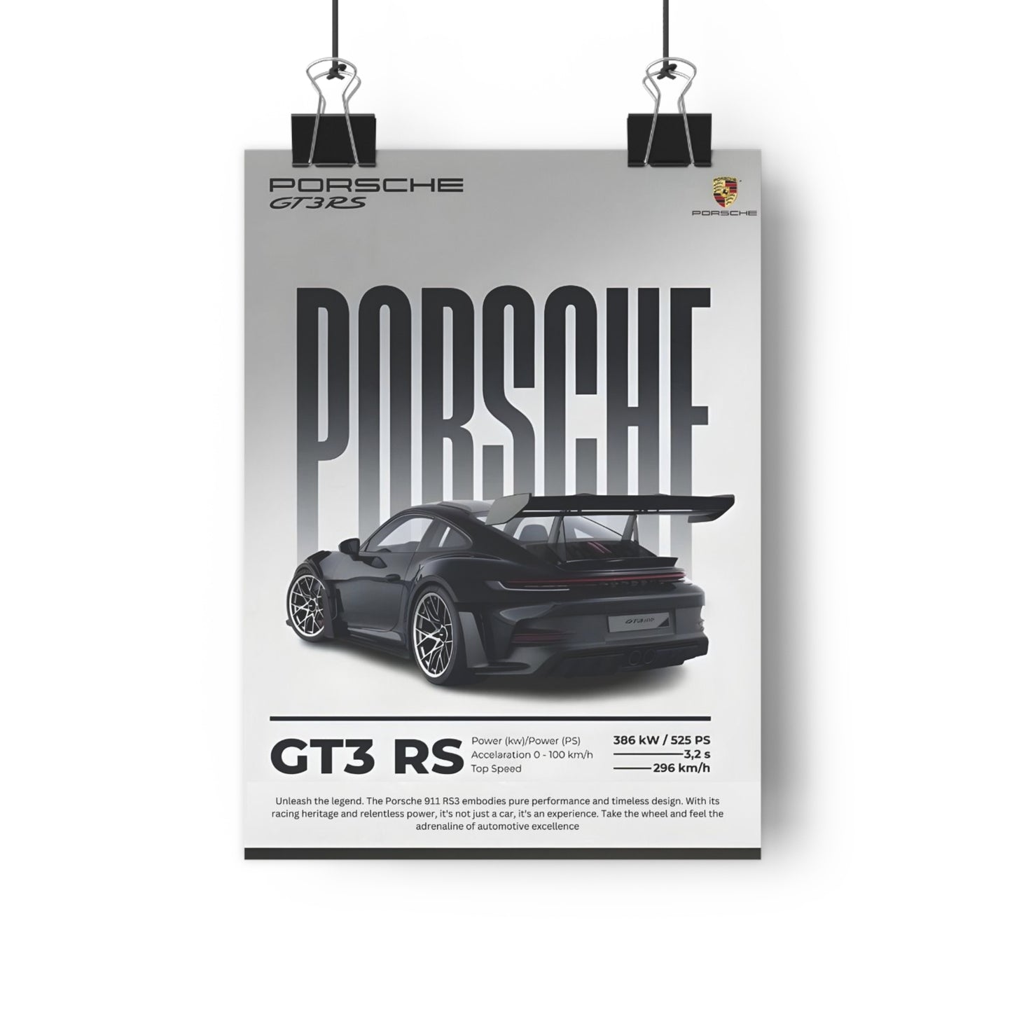 Porsche canvas art