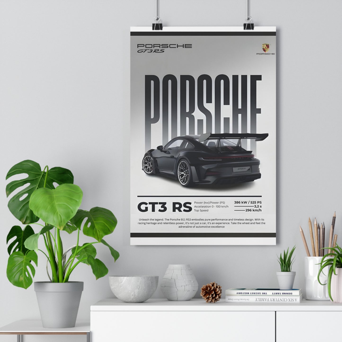 Porsche canvas art