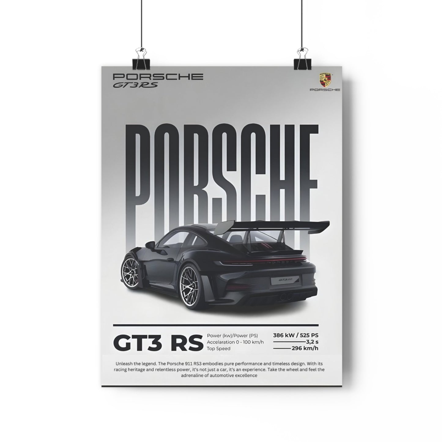 Porsche canvas art