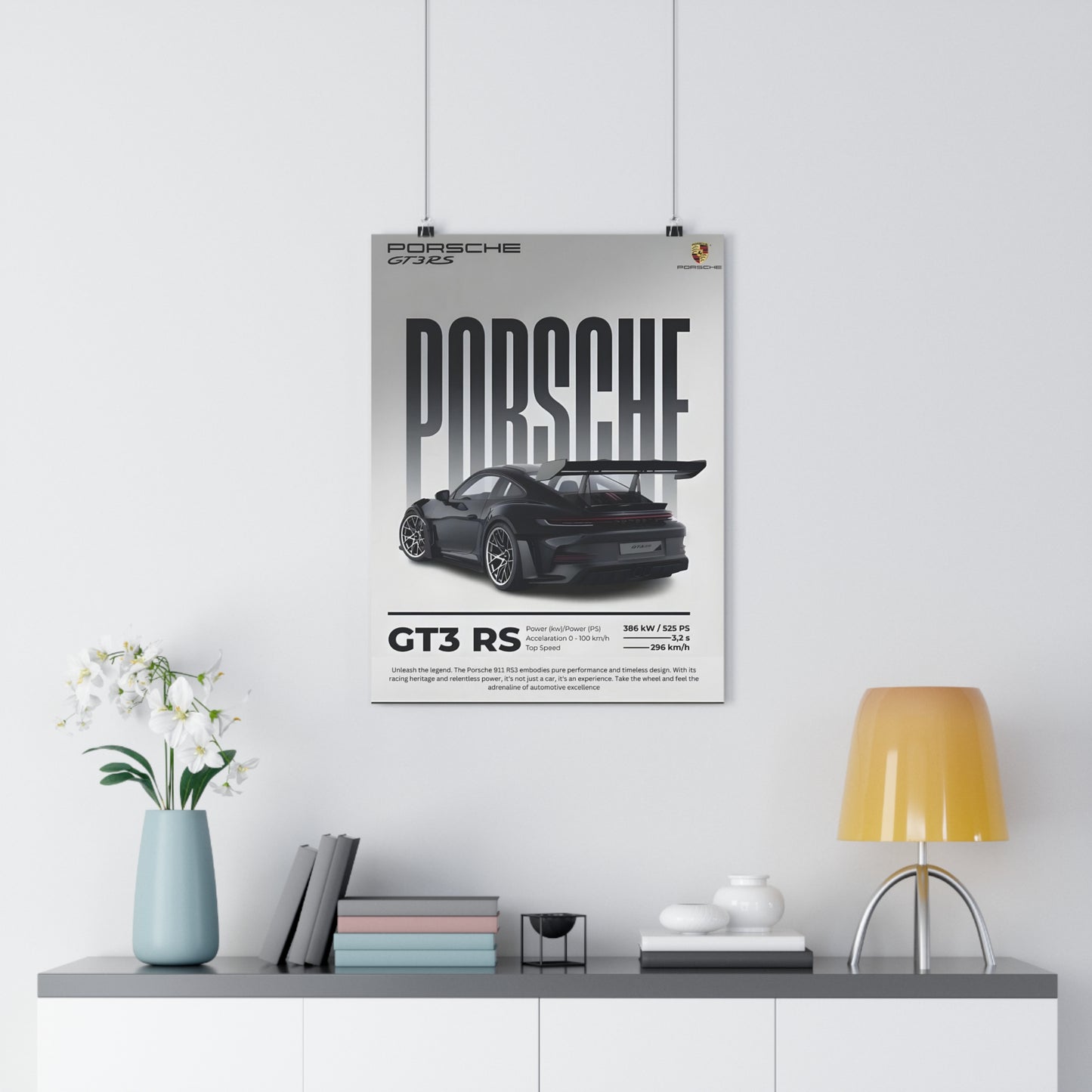 Porsche canvas art